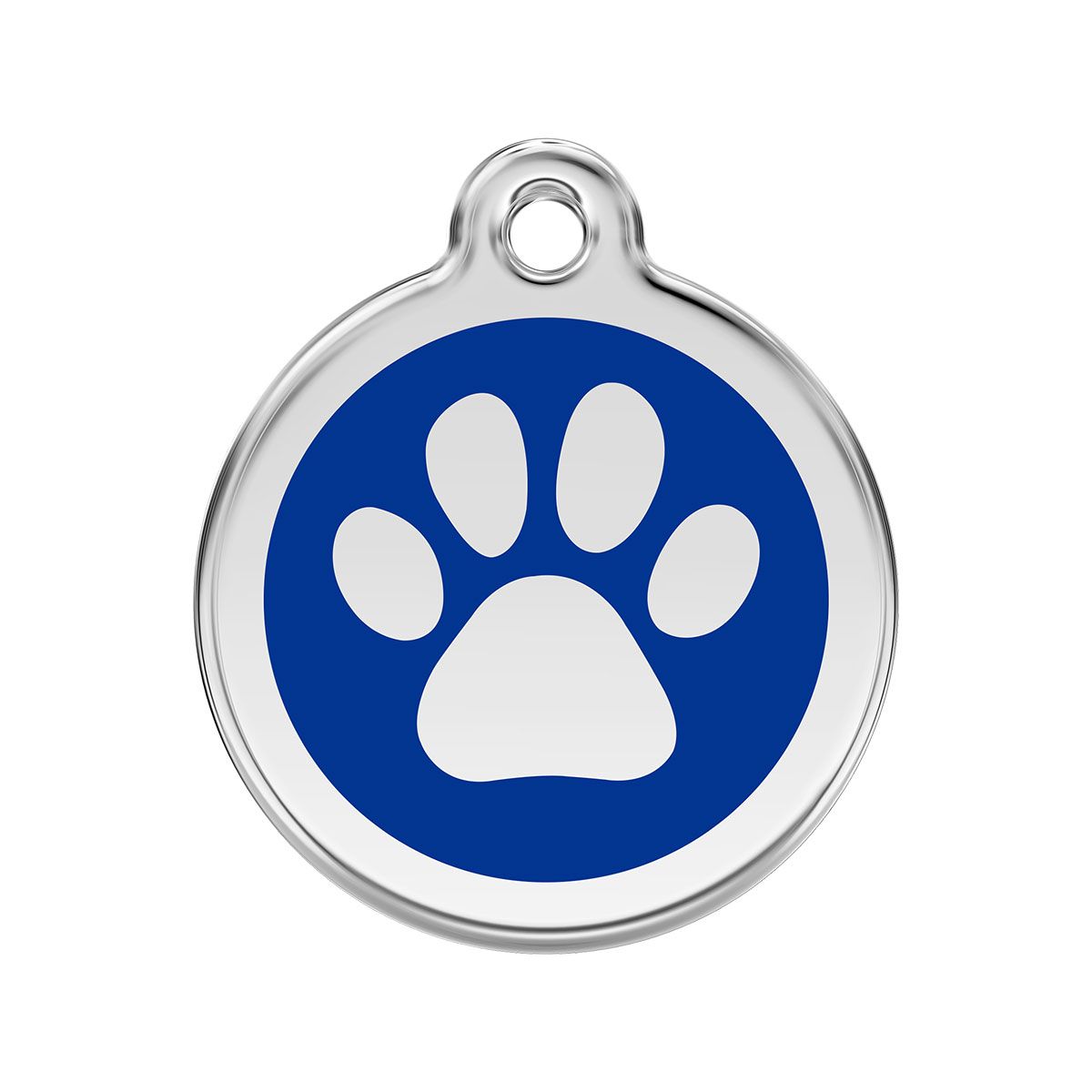 Red Dingo Placa Identificación Esmaltada - Huellas