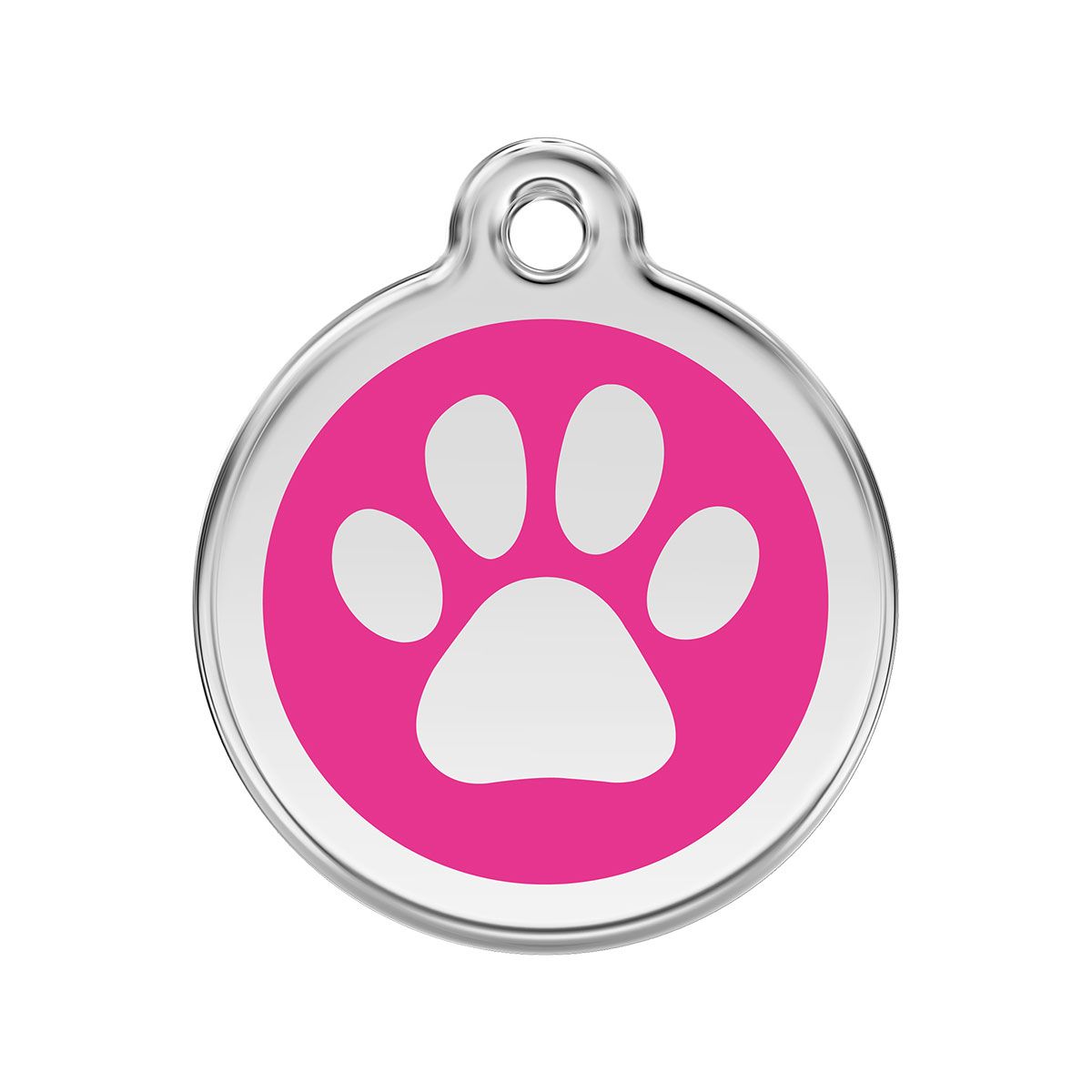 Red Dingo Placa Identificación Esmaltada - Huellas