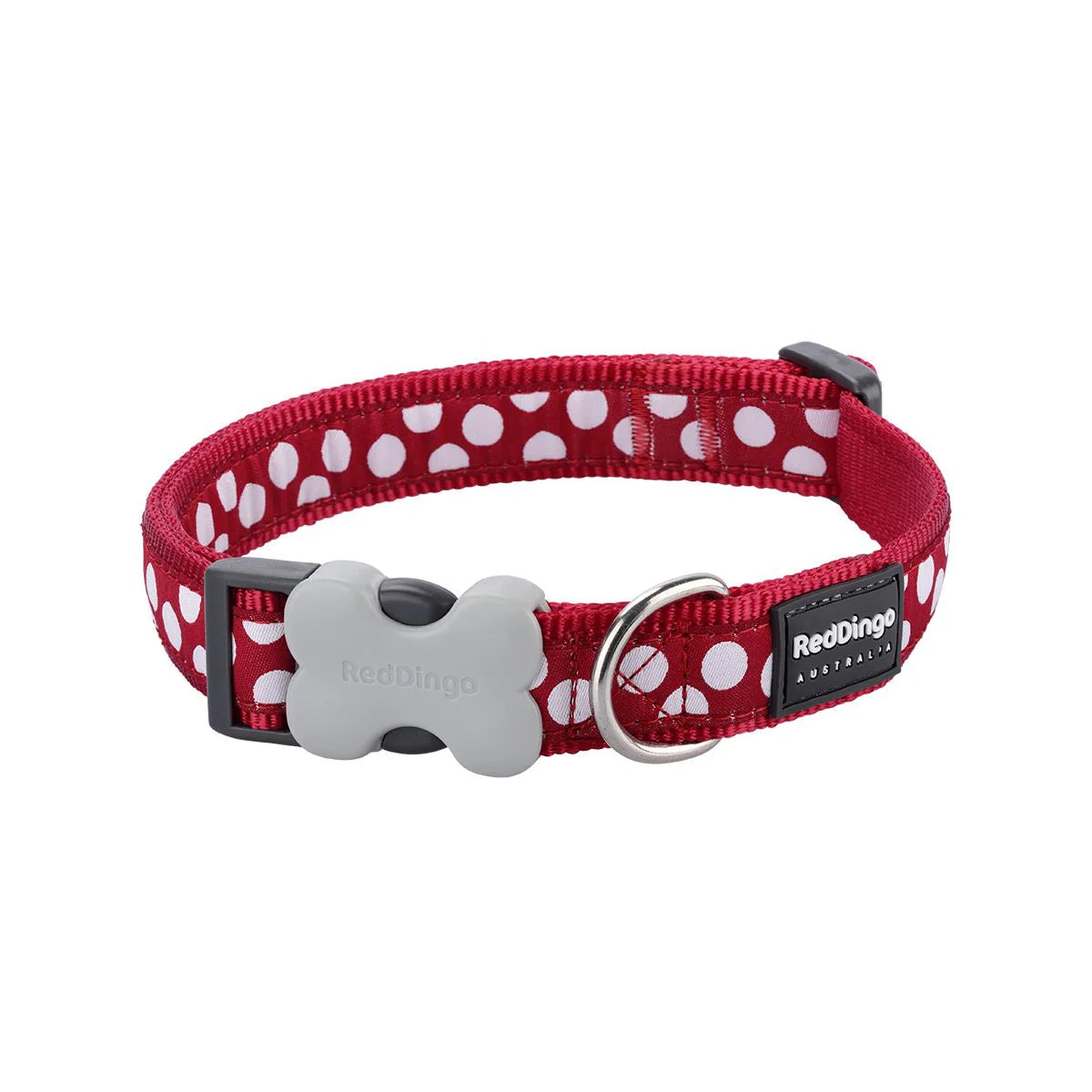 Red Dingo Collar para Perro - Manchas blancas